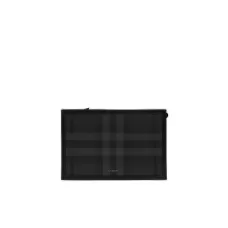 Burberry Frame Logo Plaque Checked Clutch Bag