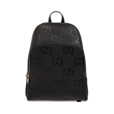 Gucci Black Monogrammed backpack