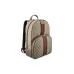 Gucci Logo Plaque Monogrammed Backpack