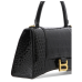 Balenciaga Hourglass Embossed Small Handbag