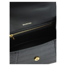Balenciaga Hourglass Embossed Small Handbag