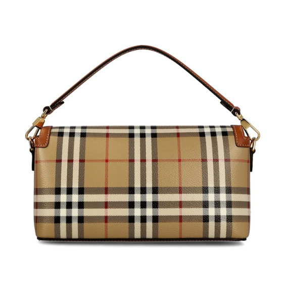 Burberry Check-Pattern Tote Bag