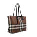 Burberry Check Printed Tote Bag