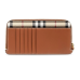 Burberry Burberry Checked All-Around Zip-Up Wallet