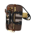 Burberry Checked Zipped Mini Tote Bag