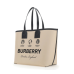 Burberry Logo Printed Large London Tote Bag