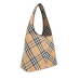 Burberry Checked Large Shoulder Bag