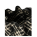 Burberry Medium Check Drawstring Bucket Bag