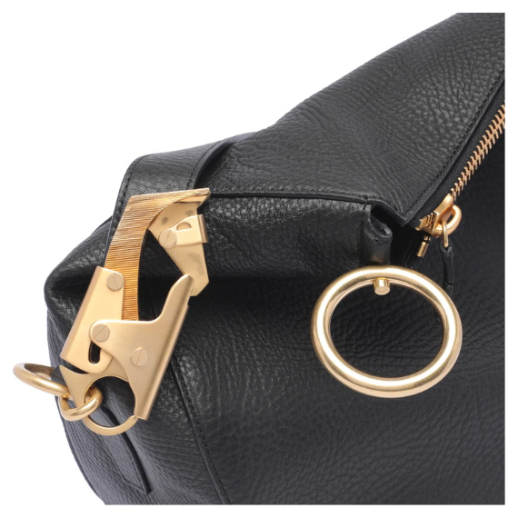 Burberry Medium Knight Ring Detailed Shoulder Bag