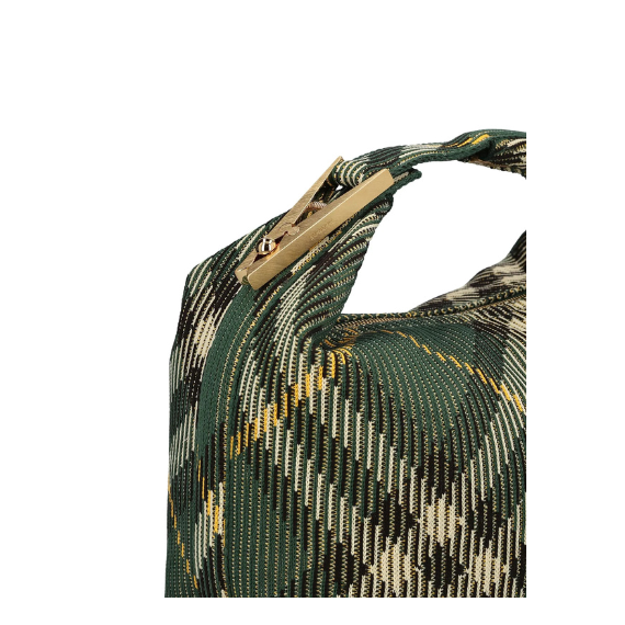 Burberry Medium Peg Check-Pattern Tote Bag