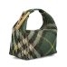 Burberry Peg Check-Pattern Zipped Mini Shoulder Bag