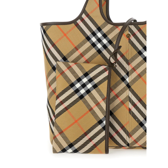Burberry Medium Vintage Check Top Handle Bag