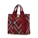 Burberry Mini Check Knitted Tote Bag
