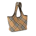 Burberry Small Checked Top Handle Bag
