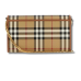 Burberry Checked Fold-Over Crossbody Bag