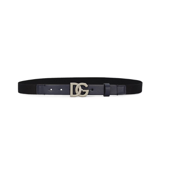 Dolce & Gabbana Dolce & Gabbana DG Logo Plaque Buckle Belt