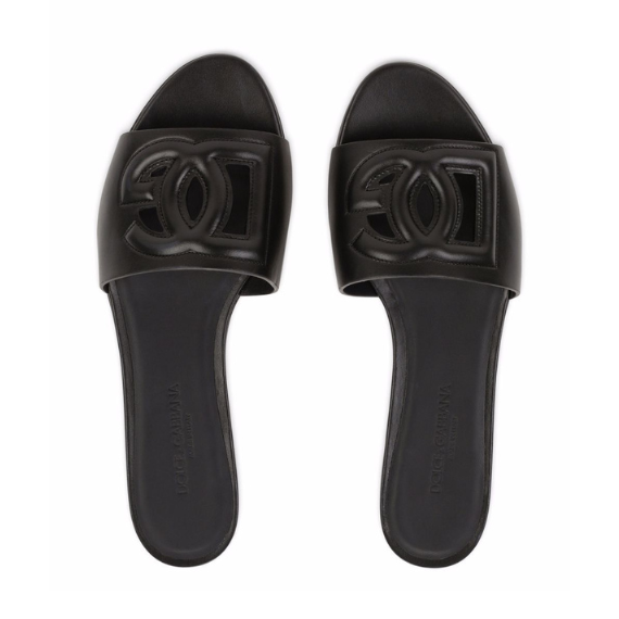 Dolce & Gabbana DG Millenials leather sandals