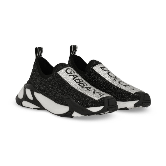 Dolce & Gabbana Fast rhinestone-embellished sneakers