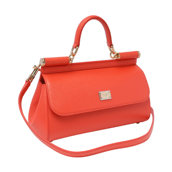 Dolce & Gabbana Logo Plaque Sicily Shoulder Bag