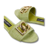Dolce&Gabbana DG raffia slides
