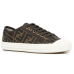 Fendi Domino FF jacquard fabric low-tops