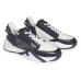 Fendi Flow Sneakers Black leather and brown FF jacquard running shoes
