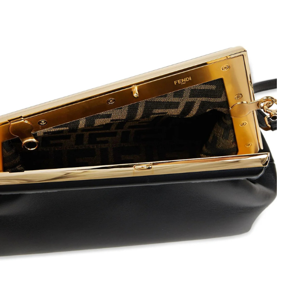 Fendi Logo Detailed Small Clutch Bag
