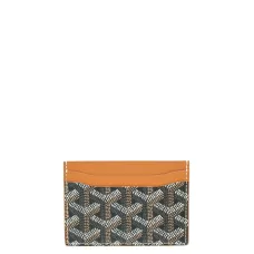 Goyard Brown Goyardine Saint Sulpice Card Holder