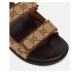 Gucci Double G canvas sandals