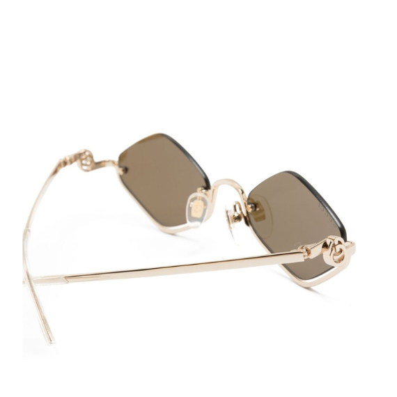 Gucci Eyewear Double G geometric-frame sunglasses