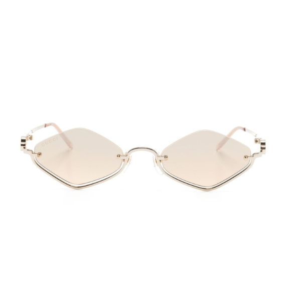 Gucci Eyewear half-rim geometric-frame sunglasses
