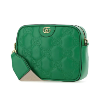 Gucci GG Quilted Zip-Up Crossbody Bag