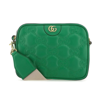 Gucci GG Quilted Zip-Up Crossbody Bag