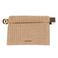Jacquemus The Rond Carré Logo Plaque Clutch Bag