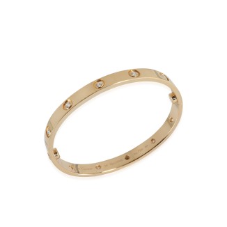Cartier yellow gold Love diamond bracelet