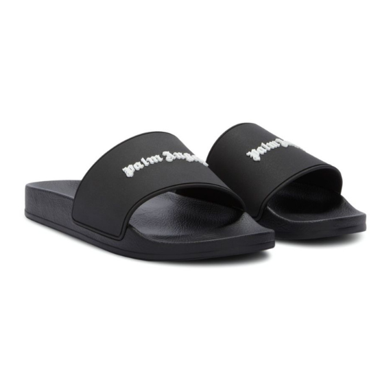 Palm Angels logo-embossed pool slides