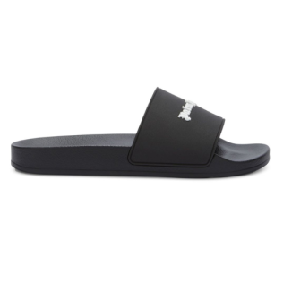 Palm Angels logo-embossed pool slides