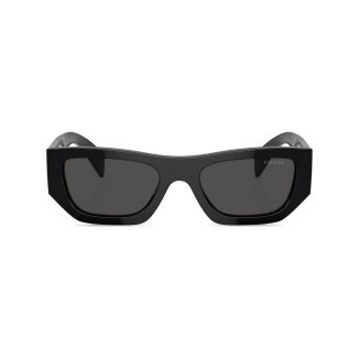 Prada Eyewear logo-lettering geometric sunglasses