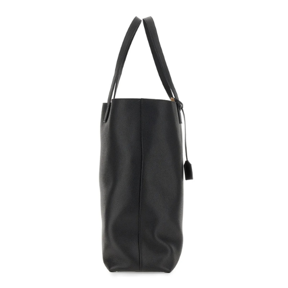 Saint Laurent Bold Logo Detailed Tote Bag