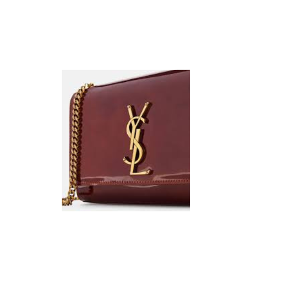 Saint Laurent Kate Foldover Top Small Shoulder Bag