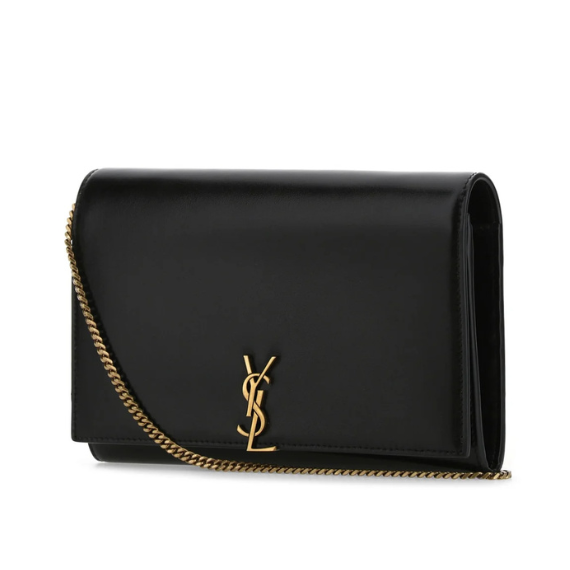 Saint Laurent Kate Logo Plaque Crossbody Bag