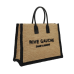 Saint Laurent Logo Embroidered Rive Gauche Tote Bag