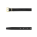 Saint Laurent Saint Laurent Logo Plaque Square Buckled Embossed Belt