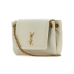 Saint Laurent Logo Plaque Fold-Over Mini Crossbody Bag