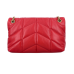 Saint Laurent Logo Plaque Puffer Chained Shoulder Bag