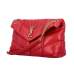 Saint Laurent Logo Plaque Puffer Chained Shoulder Bag
