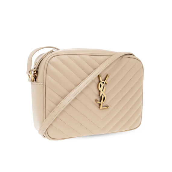 Saint Laurent Lou Zip-Up Quilted Crossbody Bag