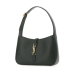 Saint Laurent Logo Plaque Zip-Up Shoulder Bag