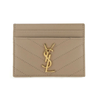 Saint Laurent Saint Laurent Cassandre Matelassé Card Case