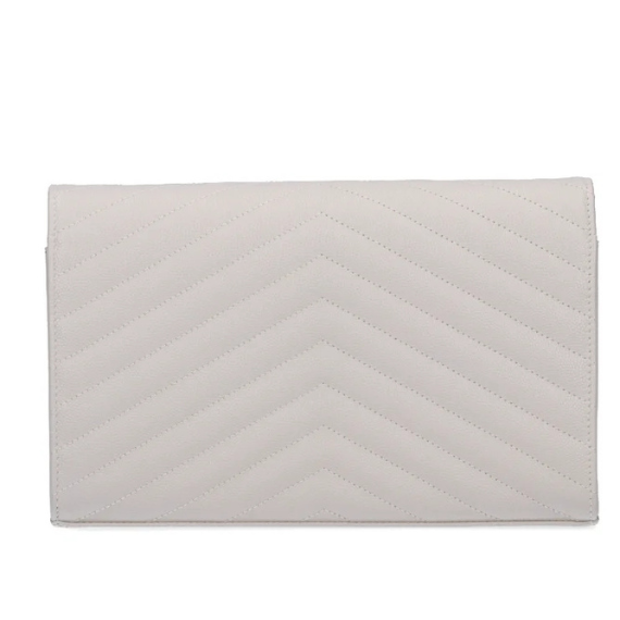 Saint Laurent Monogram Logo Plaque Wallet